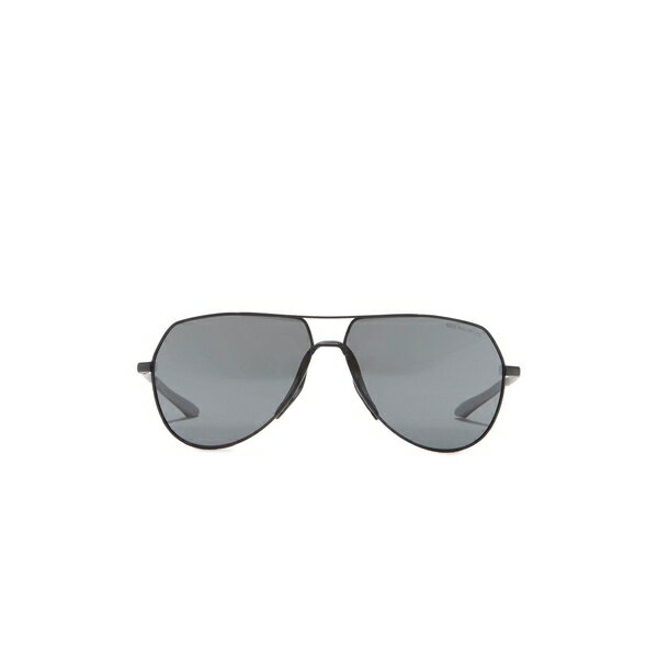 ナイキ レディース サングラス＆アイウェア アクセサリー Outrider 62mm Aviator Sunglasses Black/ Grey