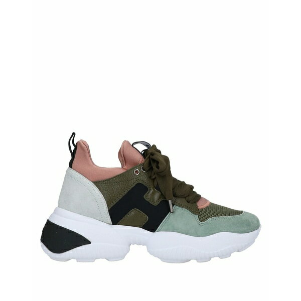 【送料無料】 ホーガン レディース スニーカー シューズ Sneakers Military green