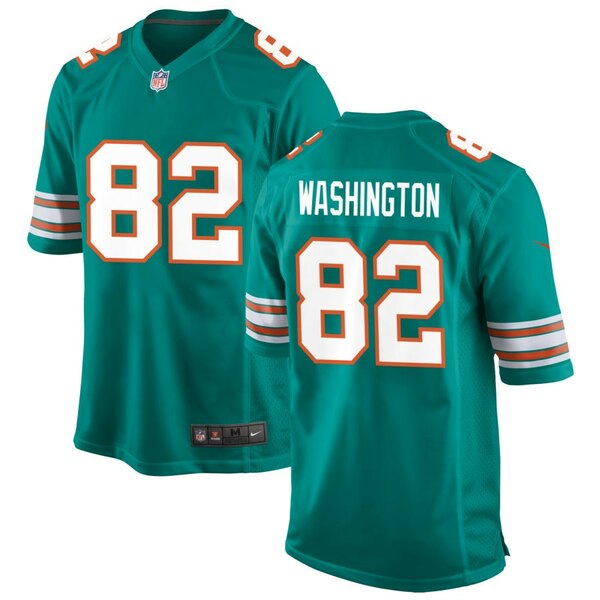 ナイキ メンズ ユニフォーム トップス Miami Dolphins Nike Alternate Custom Game Jersey Aqua