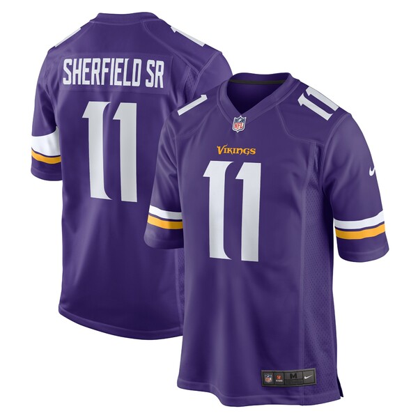 ナイキ メンズ ユニフォーム トップス Trent Sherfield Sr. Minnesota Vikings Nike Game Jersey Purple