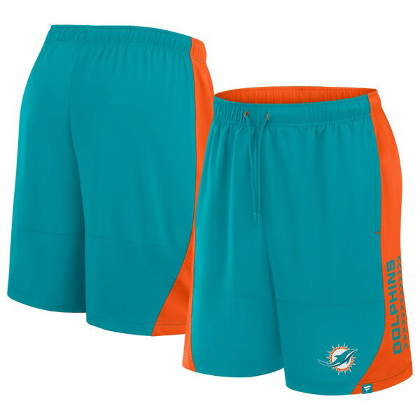 ファナティクス メンズ ハーフ&ショーツ ボトムス Miami Dolphins Fanatics No Defense Shorts Aqua
