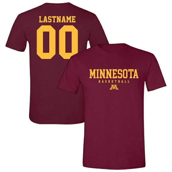 アスリートスレッド メンズ Tシャツ トップス Minnesota Golden Gophers Unisex NIL PickAPlayer Women's Basketball Shirsey TShirt Maroon