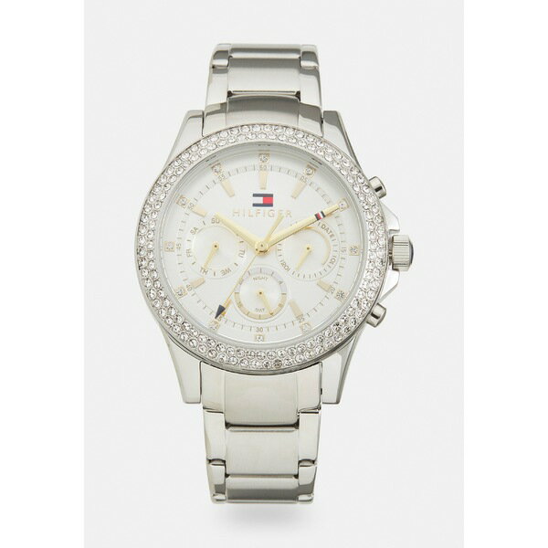 トミー ヒルフィガー レディース 腕時計 アクセサリー Chronograph watch - silver-coloured