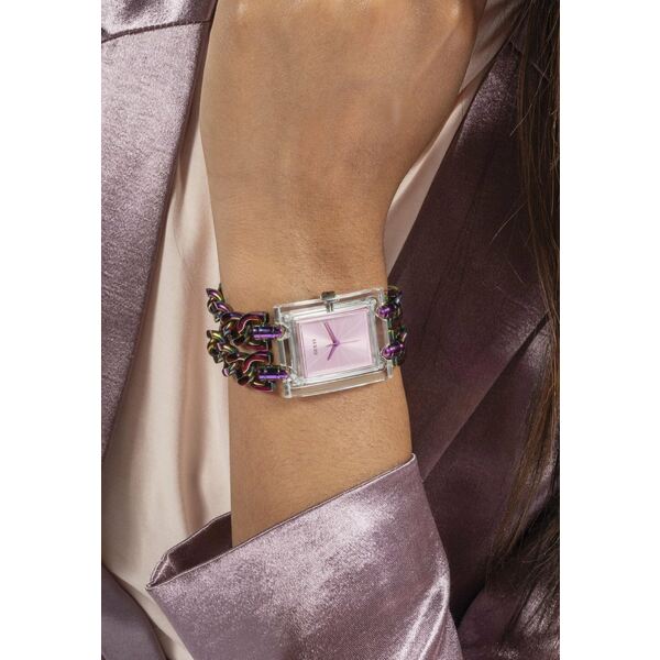 ゲス レディース 腕時計 アクセサリー MOD HEAVY - Watch - clear