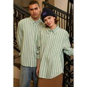 ガント レディース シャツ トップス EXCLUSIVE HERITAGE 2.0 REL OXFORD STRIPE SHIRT - Shirt - deep green(4)