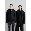 マリーン セル メンズ パーカー・スウェットシャツ アウター MOON LOGO HOODIE UNISEX - Sweatshirt - black|詳細画像