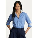 ラルフローレン レディース シャツ トップス RELAXED FIT COTTON SHIRT - Button-down blouse - chopin blue(4)
