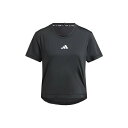 アディダス レディース フィットネス スポーツ ADAPTIVE TEE - Sports T-shirt - black white(4)
