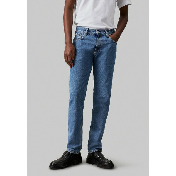 カルバンクライン メンズ デニムパンツ ボトムス AUTHENTIC STRAIGHT - Straight leg jeans - denim light