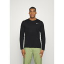 ナイキ メンズ バスケットボール スポーツ MILER - Long sleeved top - black