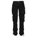 【送料無料】 ジ アティコ レディース デニムパンツ ボトムス Jeans Black(4)