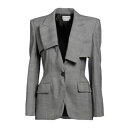 【送料無料】 マックイーン レディース ジャケット&ブルゾン アウター Blazers Grey