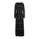 【送料無料】 ミッソーニ レディース ワンピース トップス Maxi dresses Blue