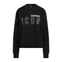 【送料無料】 ディースクエアード レディース パーカー・スウェットシャツ アウター Sweatshirts Black