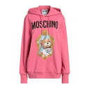【送料無料】 モスキーノ レディース パーカー・スウェットシャツ アウター Sweatshirts Pink