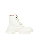 【送料無料】 ディースクエアード レディース ブーツ シューズ Ankle boots White