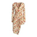 【送料無料】 ヌメロ ヴェントゥーノ レディース ワンピース トップス Midi dresses Beige