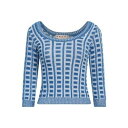 【送料無料】 マルニ レディース ニット&セーター アウター Sweaters Blue