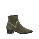 【送料無料】 アイ.エヌ.ケー. シューズ レディース ブーツ シューズ Ankle boots Green