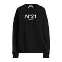 【送料無料】 ヌメロ ヴェントゥーノ レディース パーカー・スウェットシャツ アウター Sweatshirts Black
