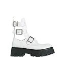 【送料無料】 マックイーン レディース ブーツ シューズ Ankle boots White