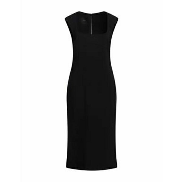 【送料無料】 ピンコ レディース ワンピース トップス Midi dresses Black