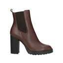 【送料無料】 ホーガン レディース ブーツ シューズ Ankle boots Brown