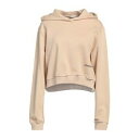 【送料無料】 ヒノミネイト レディース パーカー・スウェットシャツ アウター Sweatshirts Beige