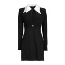 【送料無料】 ヴェルサーチ レディース ワンピース トップス Mini dresses Black