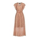 【送料無料】 アンゲラメレミラノ レディース ワンピース トップス Maxi dresses Beige