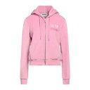 【送料無料】 モスキーノ レディース パーカー・スウェットシャツ アウター Sweatshirts Pink