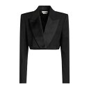 【送料無料】 マックイーン レディース ジャケット&ブルゾン アウター Blazers Black