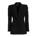 【送料無料】 ヴェルサーチ レディース ジャケット&ブルゾン アウター Blazers Black