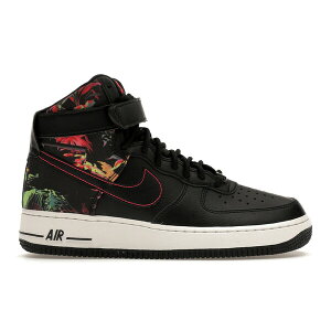 Nike ナイキ メンズ スニーカー 【Nike Air Force 1 High Floral】 サイズ US_8(26.0cm) Black/Red Orbit-Summit White-Black