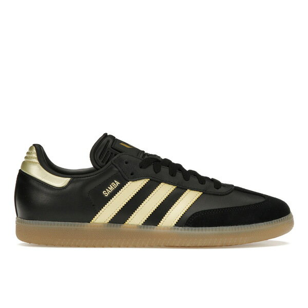 adidas アディダス メンズ スニーカー 【adidas Samba Messi Gold】 サイズ US_11.5(29.5cm) Black/Gold Metallic/Gum