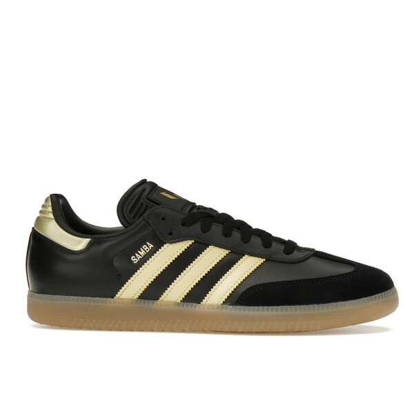 adidas アディダス メンズ スニーカー 【adidas Samba Messi Gold】 サイズ US_11.5(29.5cm) Black/Gold Metallic/Gum