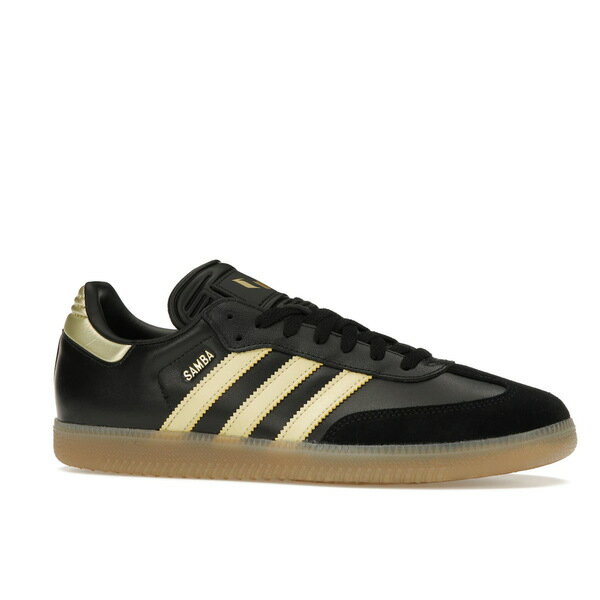 adidas アディダス メンズ スニーカー 【adidas Samba Messi Gold】 サイズ US_11.5(29.5cm) Black/Gold Metallic/Gum