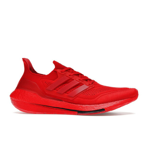 adidas アディダス メンズ スニーカー 【adidas Ultra Boost 21 Vivid Red】 サイズ US_5.5(23.5cm) Vivid Red/Vivid Red-Core Black