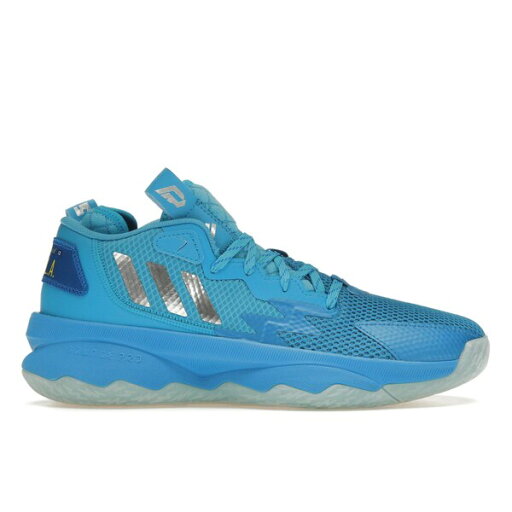 adidas アディダス メンズ スニーカー 【adidas Dame 8 Young Dolla】 サイズ US_M_13 Signal Cyan/Silver Metallic/Shock Cyan adidas アディダス メンズ スニーカー 【adidas Dame 8 Young Dolla】 サイズ US_M_13 Signal Cyan/Silver Metallic/Shock Cyan