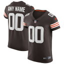 ナイキ メンズ ユニフォーム トップス Cleveland Browns Nike Vapor Elite Custom Jersey Brown