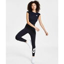 ナイキ レディース レギンス ボトムス Women's Sportswear Classics High-Waisted Graphic Leggings Bl...