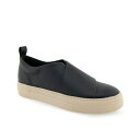 エアロソールズ レディース スニーカー シューズ Women's Brighton Casual Sneakers Black Leather(4)