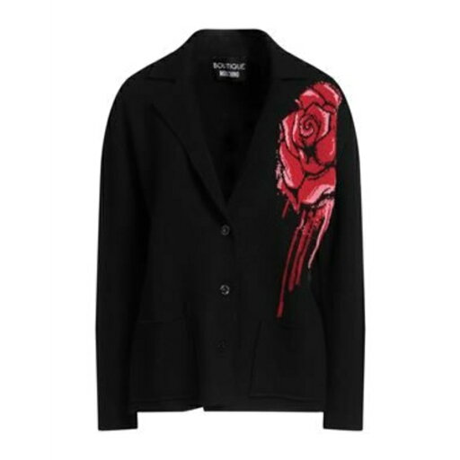 【送料無料】 モスキーノ レディース ジャケット&ブルゾン アウター Blazers Black 【送料無料】 モスキーノ レディース ジャケット&ブルゾン アウター Blazers Black