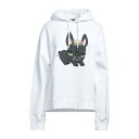 【送料無料】 ディースクエアード レディース パーカー・スウェットシャツ アウター Sweatshirts White