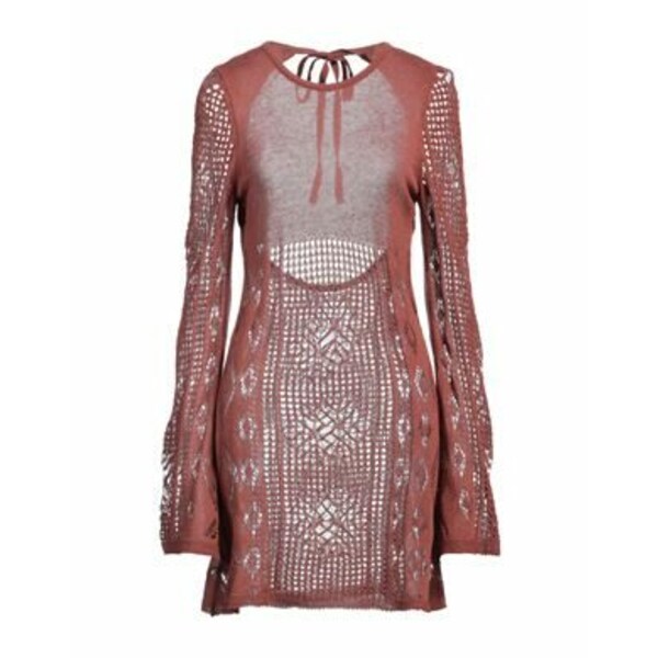 【送料無料】 エーケプ レディース ワンピース トップス Mini dresses Red