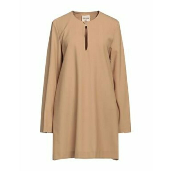 【送料無料】 セミクチュール レディース ワンピース トップス Mini dresses Beige