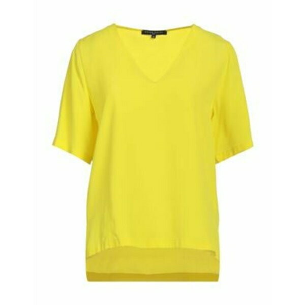 【送料無料】 ブライアン・デールズ レディース Tシャツ トップス Tops Yellow
