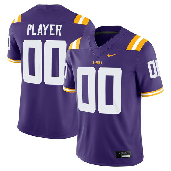 ナイキ メンズ ユニフォーム トップス LSU Tigers Nike NIL PickAPlayer Game Jersey Purple