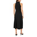 ワンステイト レディース ワンピース トップス Women's Collared Sleeveless Halter Dress Rich Black