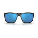 コスタデルマール メンズ サングラス・アイウェア アクセサリー Men's Polarized Sunglasses, 6S905059-ZP Matte Black